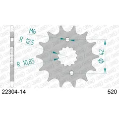 Front Sprocket AFAM 428 - 14t 2210214