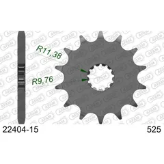 Front Sprocket AFAM 520 - 12t 22203+12 29043DN12