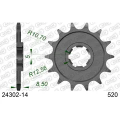 Front Sprocket AFAM 525 - 16t 2280116