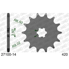 Front Sprocket AFAM 520 - 15t 2451015