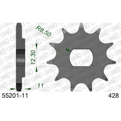 Front Sprocket AFAM 428 - 11t 5520111