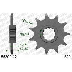 Front Sprocket AFAM 520 - 12t 5530012
