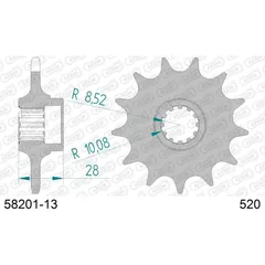 Front Sprocket AFAM 520 - 13t 5820113