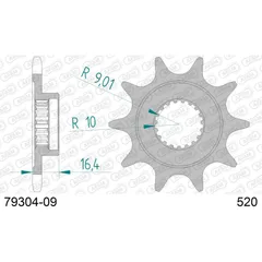 Front Sprocket AFAM 520 - 09t 7930409