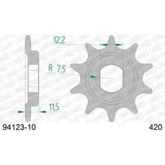 Front Sprocket AFAM 420 - 10t 9412310