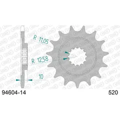 Front Sprocket AFAM 520 - 14t 9460414