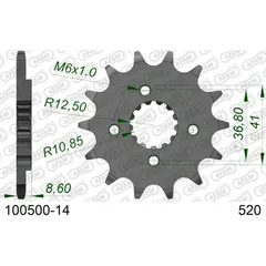 Front Sprocket AFAM 520 - 14t 10050014