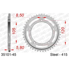 Front Sprocket AFAM 420 - 16t 3010016