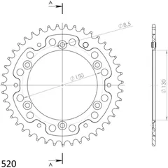 Stealth-Rear Sprocket / Chain Wheel Supersprox 520/36t black