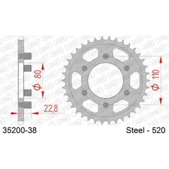 Front Sprocket AFAM 520 - 14t 30300+14 30300DN14