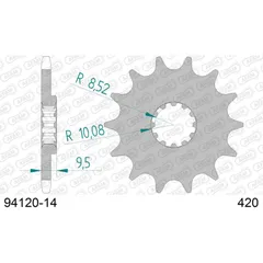 Front Sprocket AFAM 420 - 14t 9412014