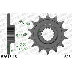 Front Sprocket AFAM 525 - 15t 5261315