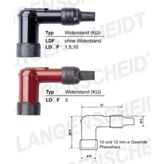 Spark plug connector NGK LD-F