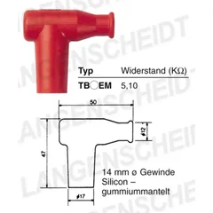 Spark plug connector NGK TB10EM-Y