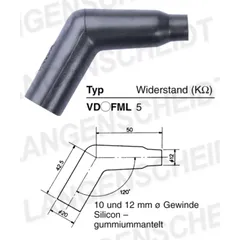 Spark plug connector NGK VD05FML