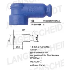 Spark plug connector NGK TRS1408F