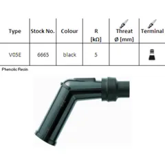 Spark plug connector NGK V05E
