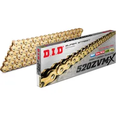 X-Ring Chain DID520ZVM-XG&G/112N Chain open with rivet lock (ZJ)