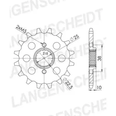 Front Sprocket Supersprox 520/15t 64501-15