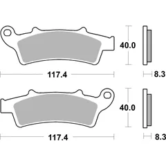Bremsbelag Bremsbacken SBS 761HF