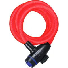 Cable Lock Kabelschloss Rot 12mm x 1,8 Meter
