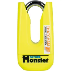 Monster Brake Disk Lock 11mm YELLOW