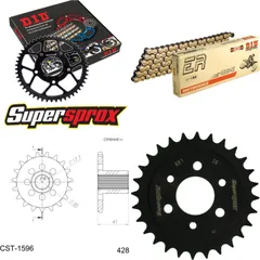 Chain Kit - Steel - for: AEON Cobra 50 03-11/Cobra 100 02-10 19-28-078 DID428NZ(G&B) Clip