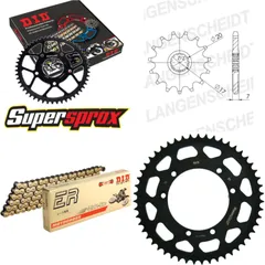 Kettensatz Stahl für: BETA RR50 Enduro 02-03 12-51-126 DID420NZ3(G&B) Clip