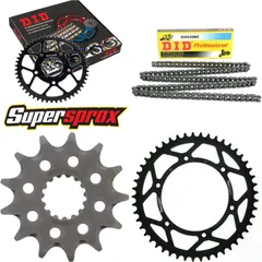 Kettensatz Stahl für: BETA RR300 Enduro 12-15/RR350 Enduro 13-49-114 DID520NZ Clip