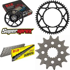 Kettensatz Stahl für: BETA RR400 Enduro 05-11/RR450 Enduro 14-50-114 DID520VX3 Clip