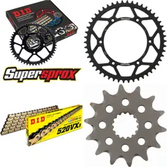 Kettensatz Stahl für: BETA RR400 Enduro 05-11/RR450 Enduro 14-50-114 DID520VX3(G&B) Clip