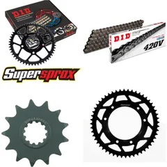 Chain Kit - Steel - for: PEUGEOT XPS Supermoto Top Road 50 [6 13-52-130 DID420V Clip