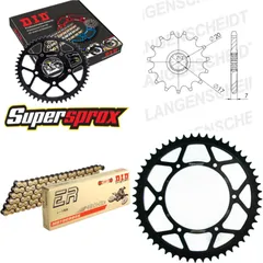 Chain Kit - Steel - for: PEUGEOT XR6 50 01-07 12-52-126 DID420NZ3(G&B) Clip