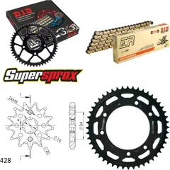 Chain Kit - Steel - MALA/PEUG X3M 125 Motard 07-13/XPS CT 14-48-124 DID428NZ(G&B) Clip
