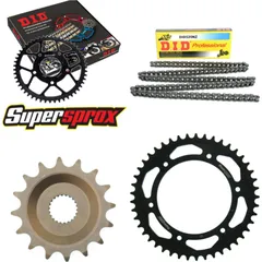 Kettensatz Stahl für: APRILIA ETX350 Tuareg Wind 87-90 16-45-104 DID520NZ Clip