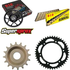 Kettensatz Stahl für: APRILIA ETX350 Tuareg Wind 87-90 16-45-104 DID520VX3(G&B) Clip