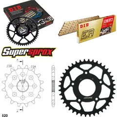 Chain Kit - Steel - for: APRILIA RS125 Extrema/Replica 34 PS 16-40-108 DID520ERT2(G&G) Clip