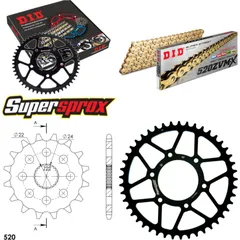 Kettensatz Stahl für: APRILIA MX125 04-09 16-45-112 DID520ZVM-X(G&G) Endlos