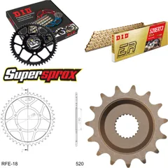 Kettensatz Stahl für: APRILIA ETX600 Tuareg 85-87 15-46-104 DID520ERT2(G&G) Clip