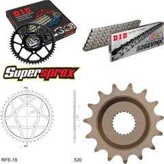 Kettensatz Stahl für: APRILIA ETX600 Tuareg 85-87 15-46-104 DID520ZVM-X Niet