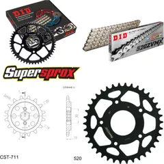 Kettensatz Stahl für: CAGIVA Mito 125 Evolution 2 00-04 14-38-112 DID520ZVM-X(S&S) Endlos