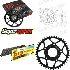 Kettensatz Stahl für: CAGIVA Supercity 125 92-06 13-42-108 DID520 Clip