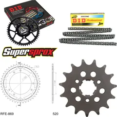 Kettensatz Stahl für: CAGIVA Canyon 500 99-01/Canyon 600 96 15-45-114 DID520NZ Clip