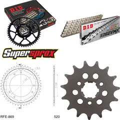 Kettensatz Stahl für: CAGIVA Canyon 500 99-01/Canyon 600 96 15-45-114 DID520ZVM-X(S&S) Endlos