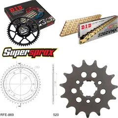 Kettensatz Stahl für: CAGIVA Canyon 500 99-01/Canyon 600 96 15-45-114 DID520ZVM-X(G&G) Endlos