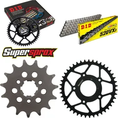 Chain Kit - Steel - for: CAGIVA River 600 95-97 15-43-116 DID520VX3 rivet