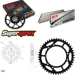 Kettensatz Stahl für: CAGIVA Elefant 750 94-97 15-46-108 DID530ZVM-X(S&S) Endlos