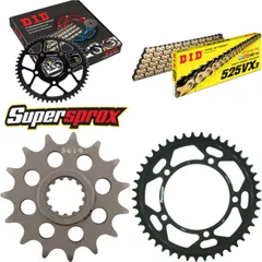 Kettensatz Stahl für: TRIUMPH TT600 04-04 15-45-110 DID525VX3(G&B) Niet