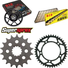 Kettensatz Stahl für: TRIUMPH Sprint RS 955 00-04 18-43-108 DID530VX3(G&B) Endlos