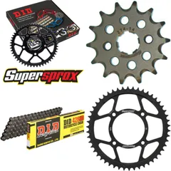 Kettensatz Stahl für: HONDA CRF100 04-13/XRR100 85-04 14-50-118 DID428HD Clip